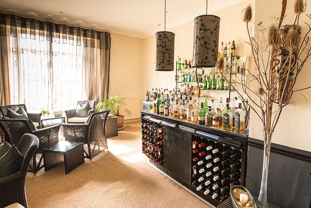 The bar at Plantation House