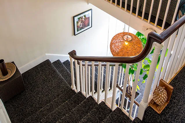 Light on the main staircase