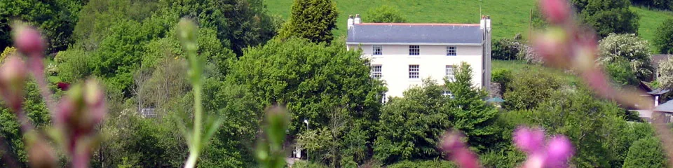 The garden and countryside views from Plantation House