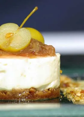 A plated course from the dinner menu